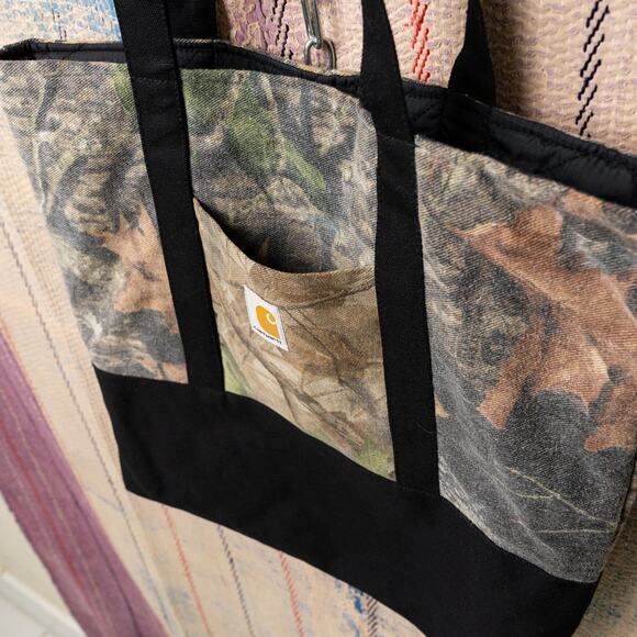 Upcycled carhartt tote bag - Picture 4 of 7